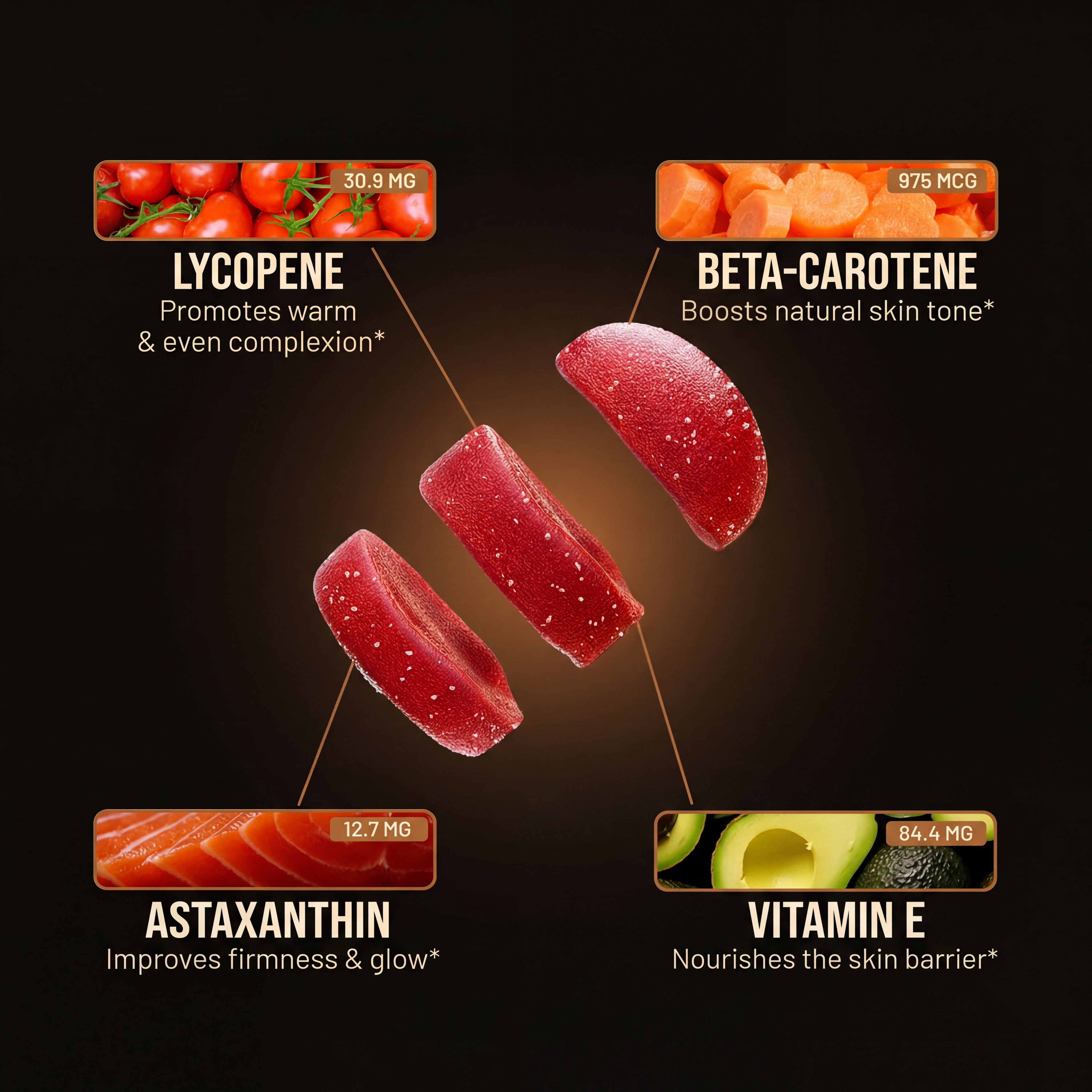 AlphaTint Tanning Debloat Gummies