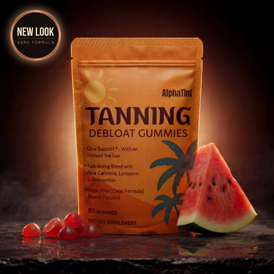 AlphaTint Tanning Debloat Gummies