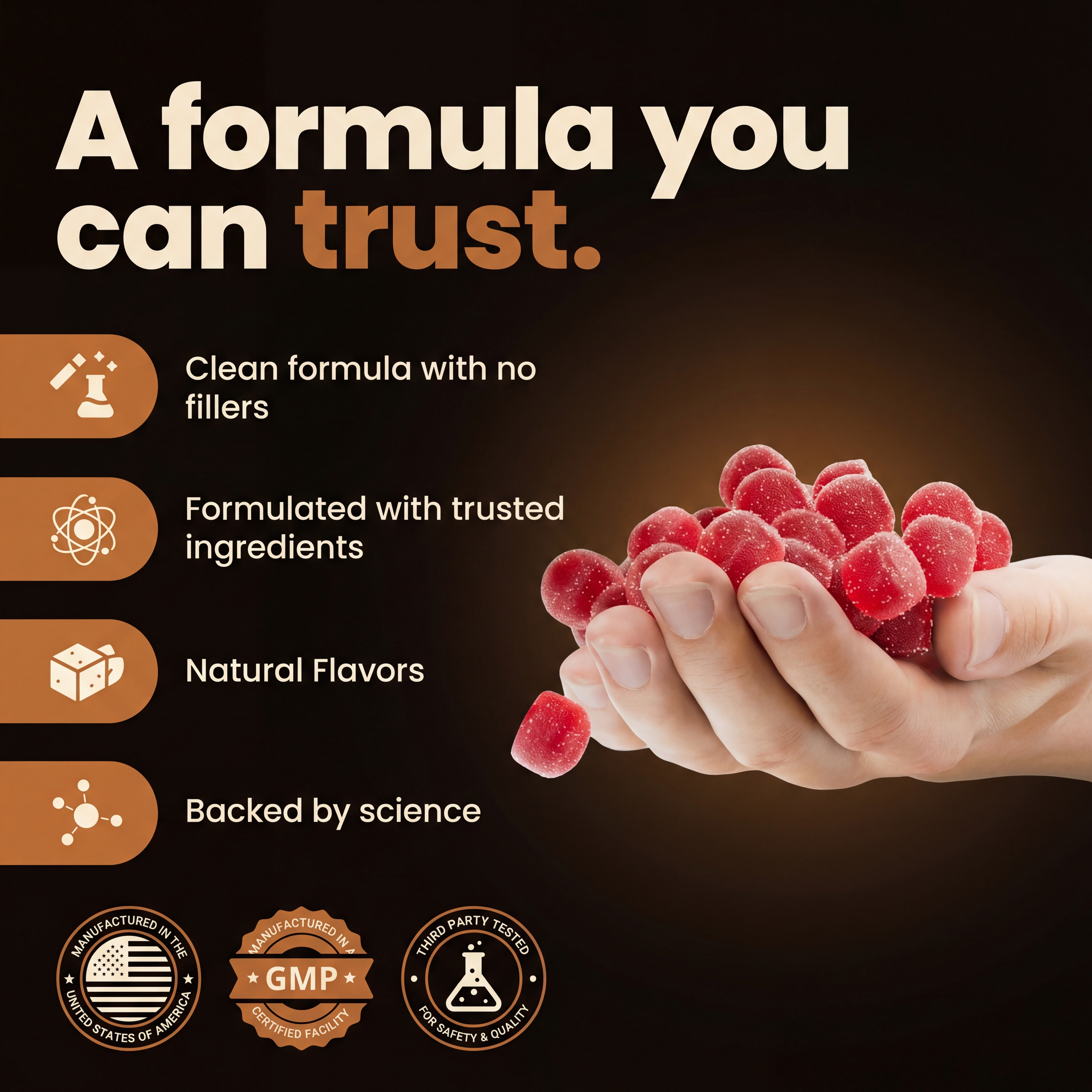 AlphaTint Tanning Debloat Gummies